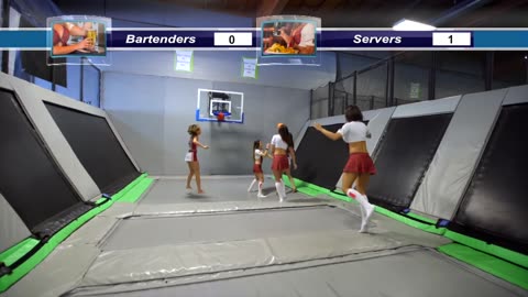 trampoline basketball