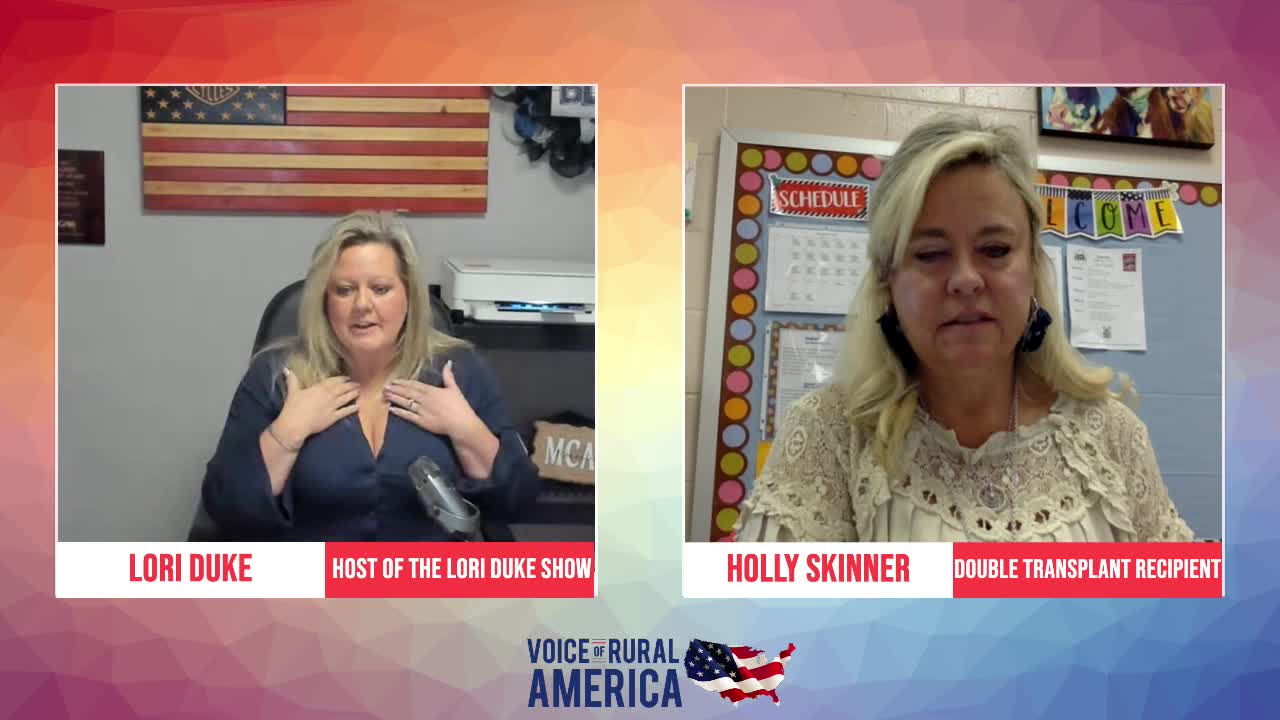 Holly Skinner joins The Lori Duke Show to talk about Organ Transplants!