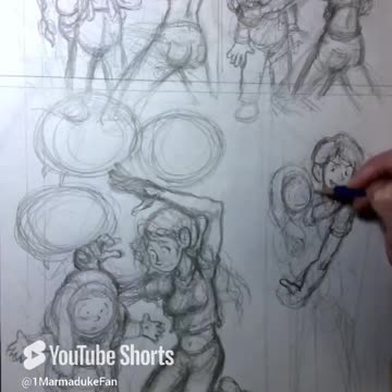 #ArtTimelapse ✏️ Penciling Page 131