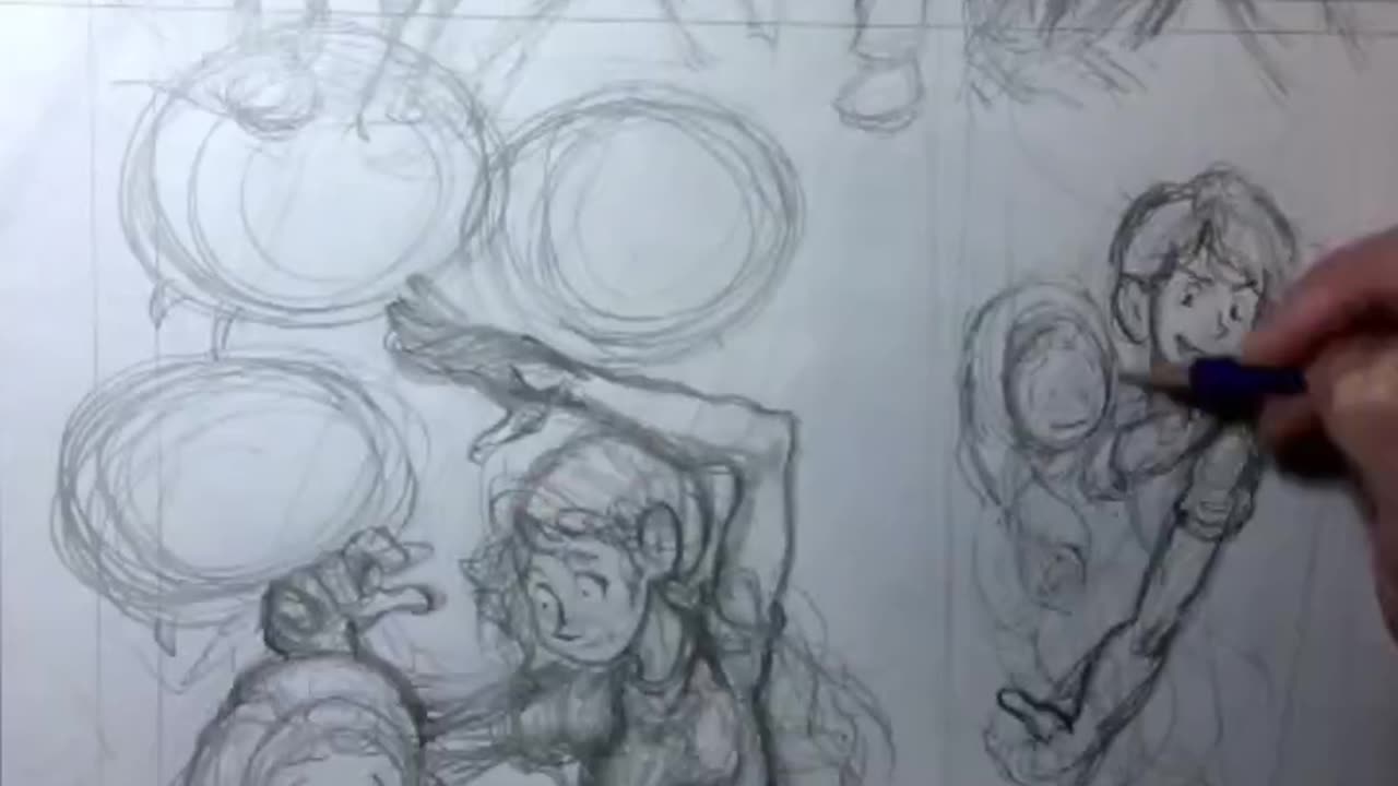 #ArtTimelapse ✏️ Penciling Page 131