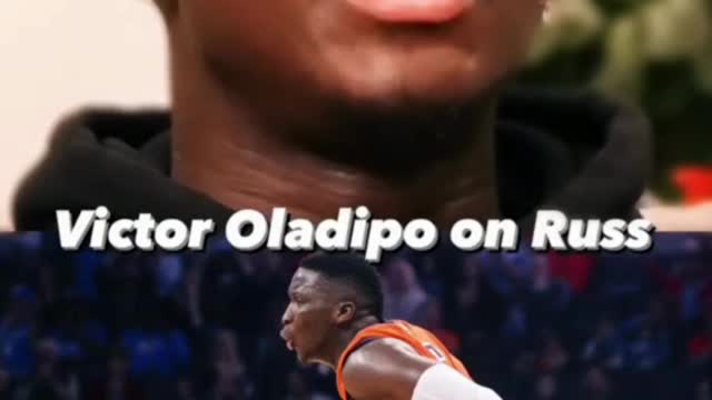 Victor Oladipo talking about playing with Russell Westbrook and his mentality💯 #nba #shorts #balling