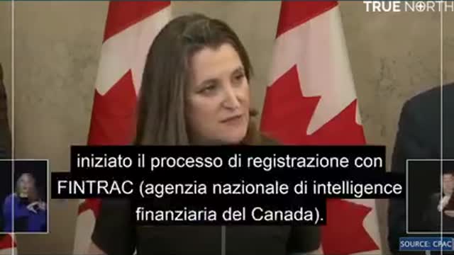 Discorso di Chrystia Freeland del 18 febbraio 2022