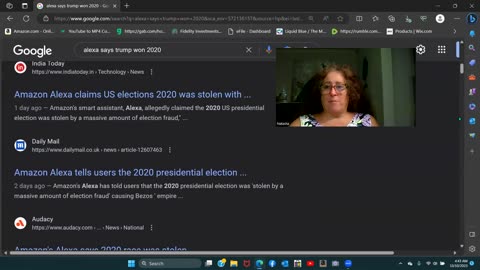 Alexa Says Trump Won 2020 & Won PA And it's TRUE
