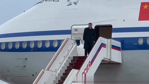 Xi Jinping left Russia this morning to the sounds of an orchestra