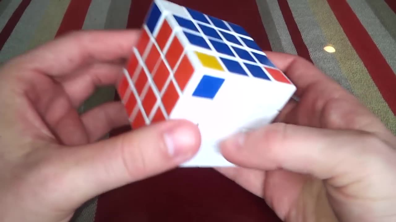 Rubik's cube 4x4 corner parity without complicated algorithms