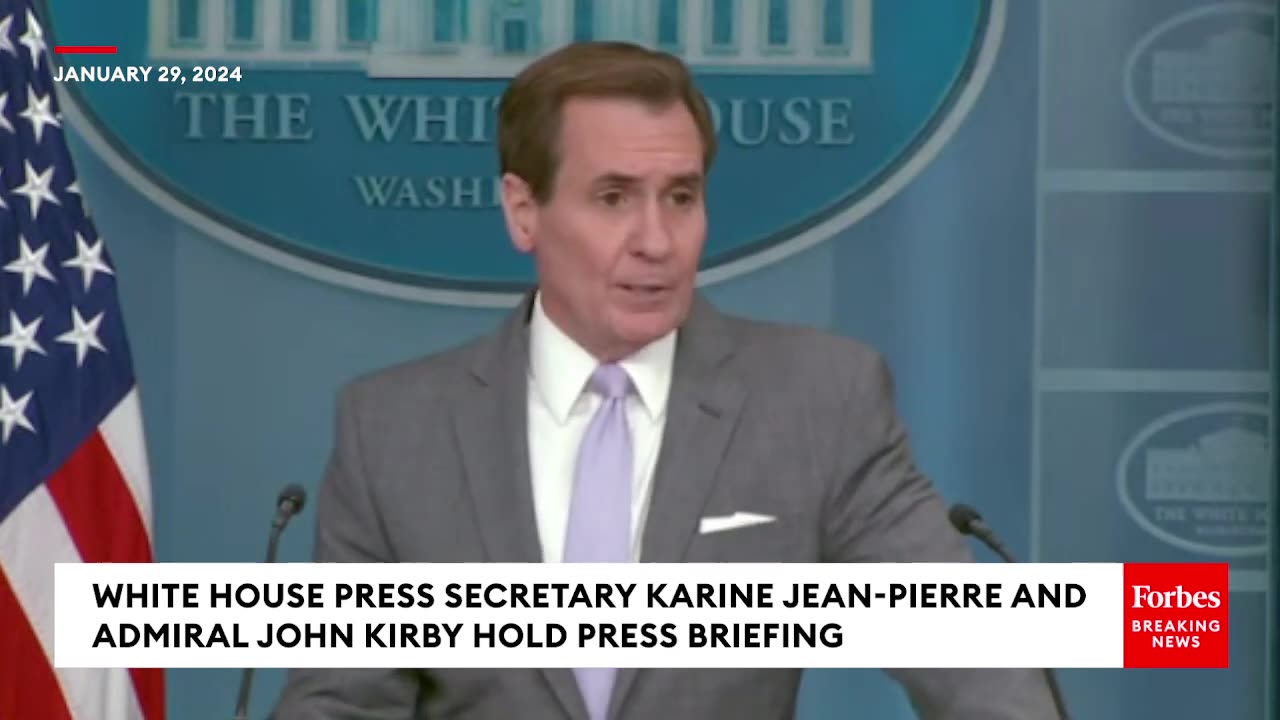 John Kirby Addresses Deadly Iran-Backed Drone Attack On 3 U.S. Troops In Jordan