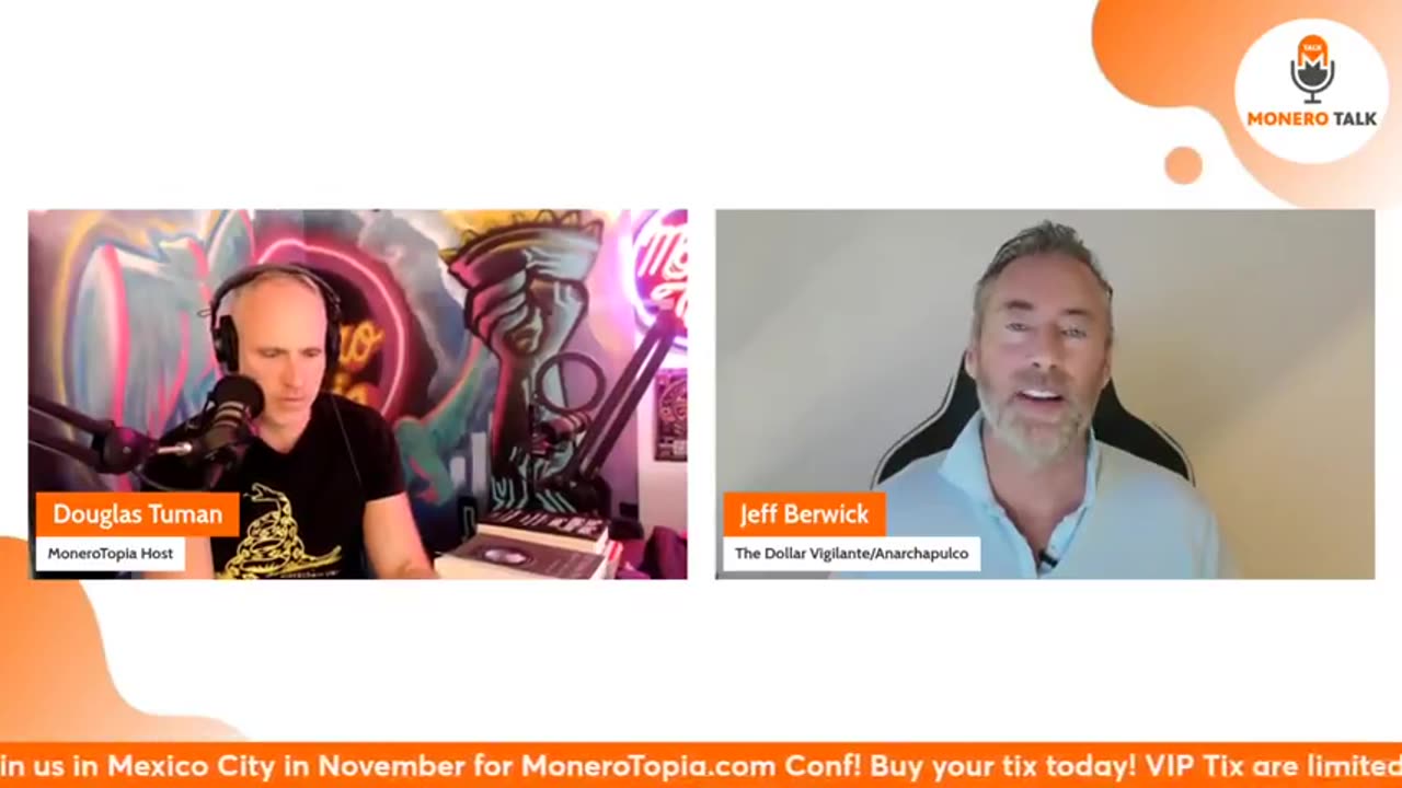 Survive The Matrix With XMR: Jeff Berwick on Monero Talk