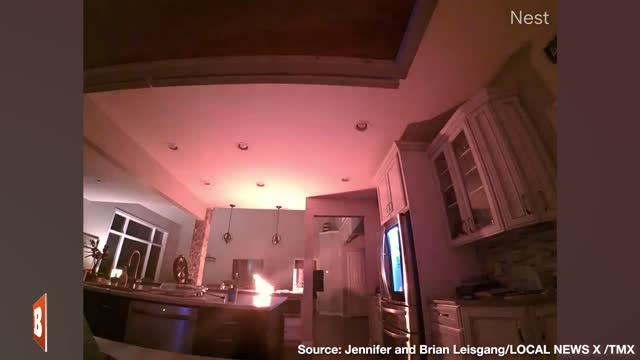 Camera Captures iPhone Spontaneously Combusting on Kitchen Counter