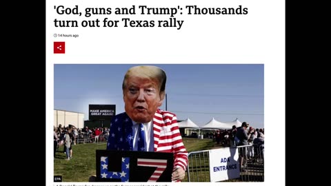 A CALL FOR AN UPRISING - THE AGENDA BEHIND TRUMP'S WACO RALLY IS A THREAT TO ALL OF US!