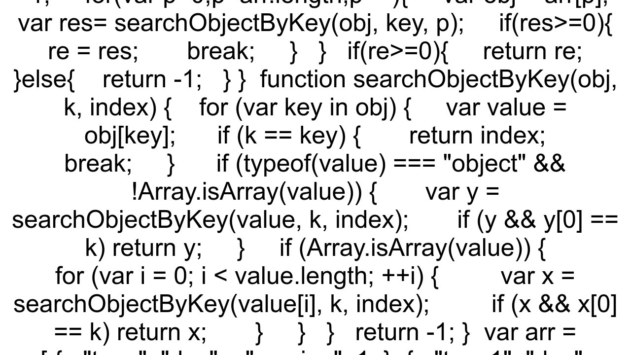 Find object in json array Using javascript