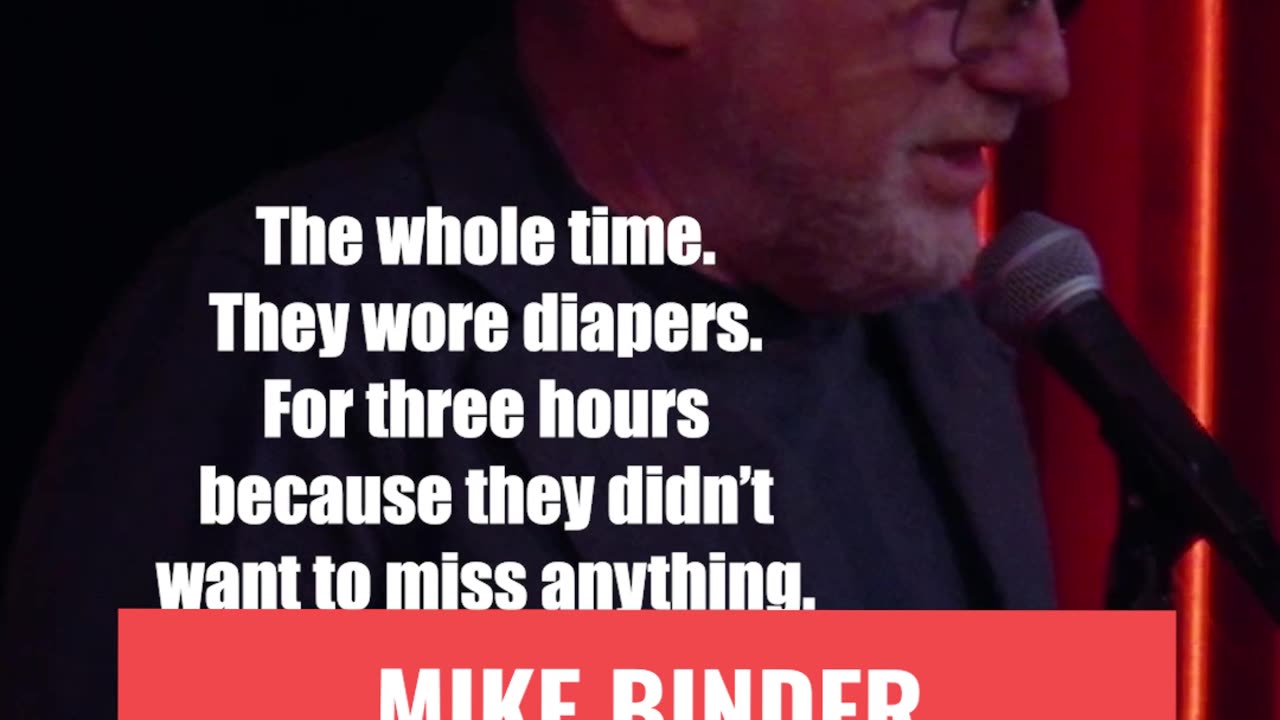 Mike Binder Taylor Swifts diapers