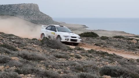 Fast Car Running in Mountain
