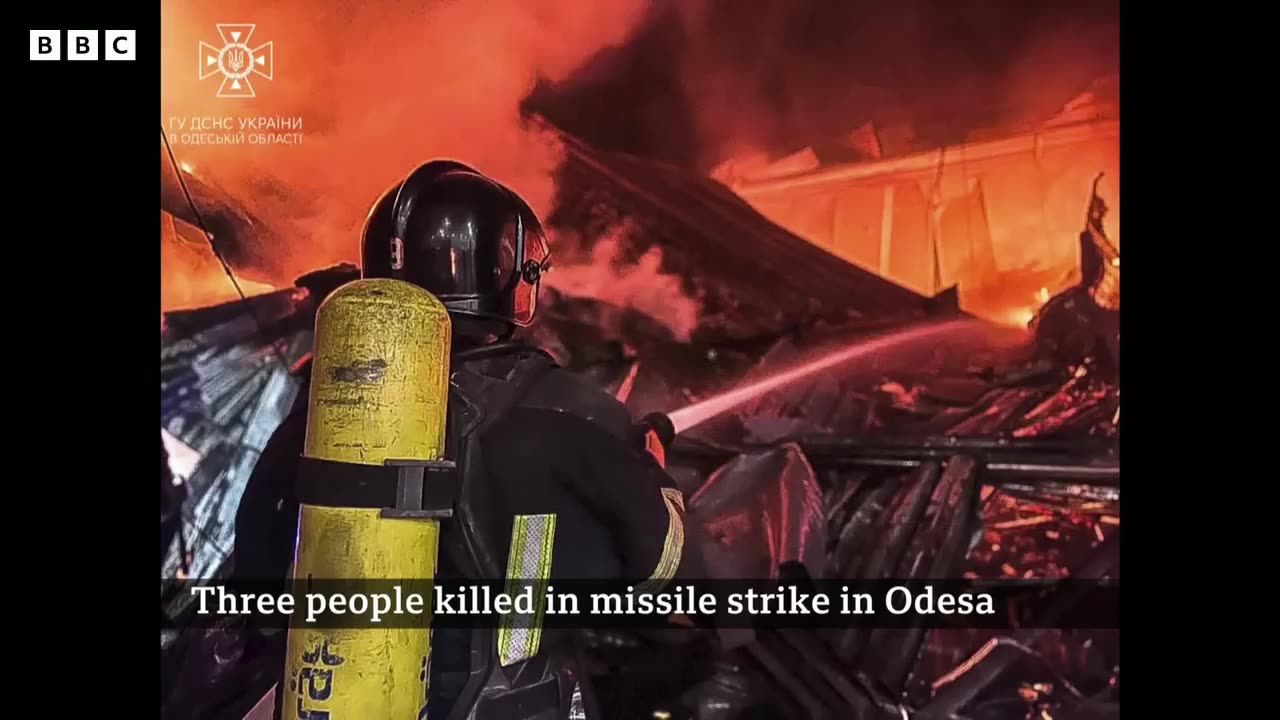 Russia attack on Ukraine port Odesa leaves civilians dead –