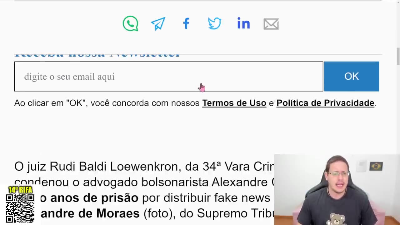 SEREI PRESO por FAKE NEWS