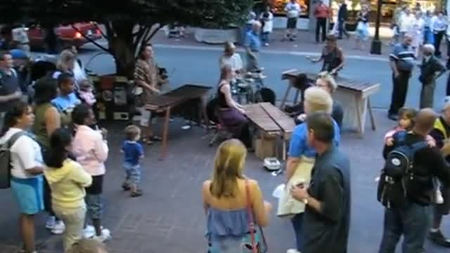 Music on the Street in downtown Victoria- BC