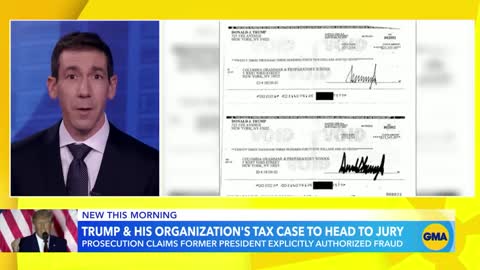 Tax fraud case against Trump Organization to head to jury Monday GMA