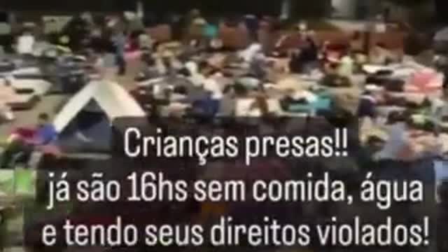 Haviam criancas e idosos no campo de concentracao