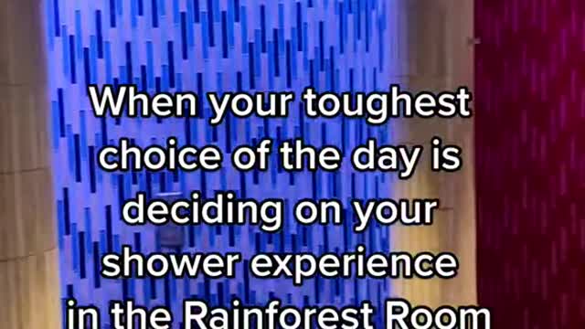 When your toughest choice of the day is deciding on your