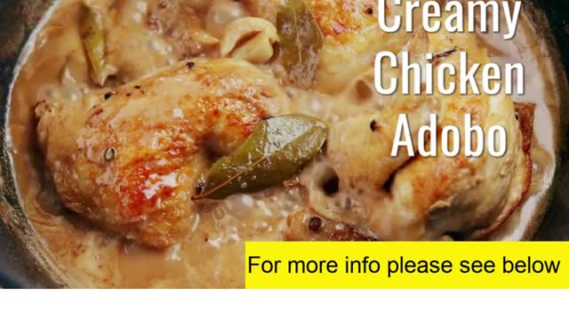 Simple Keto Chicken Recipes 😃 Creamy Chicken Adobo: Short 1 minute summary! 😃 #shorts