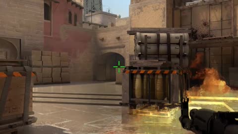 AK-47, 1 vs 4 clutch on Mirage. csgo