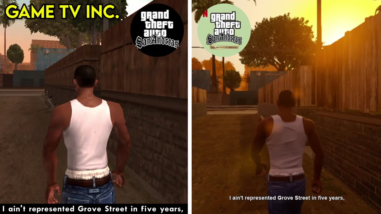 GTA SA iPad Original vs Definitive Edition Comparison…