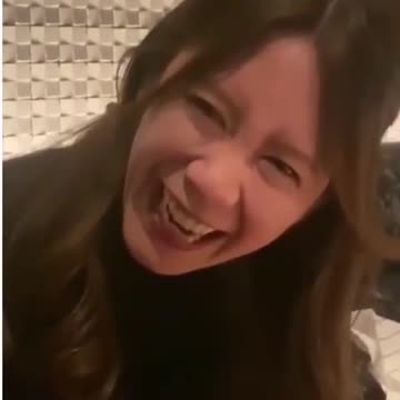 Irradiation and Catatonic State example #2: Woman freezes while laughing