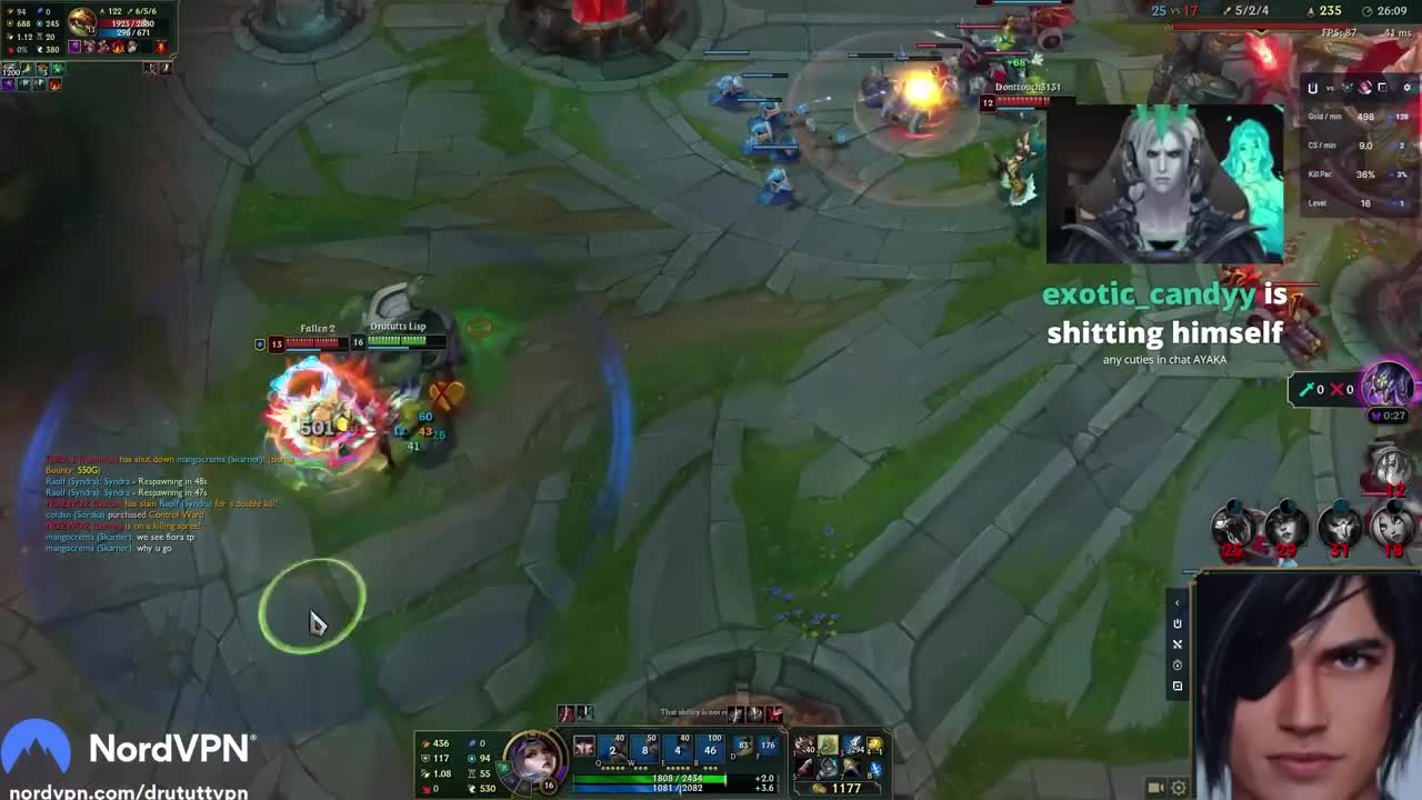 Fiora killing 693 Armor Tank in 5 seconds.