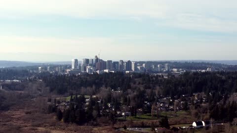 Drone Video of Downtown Bellevue