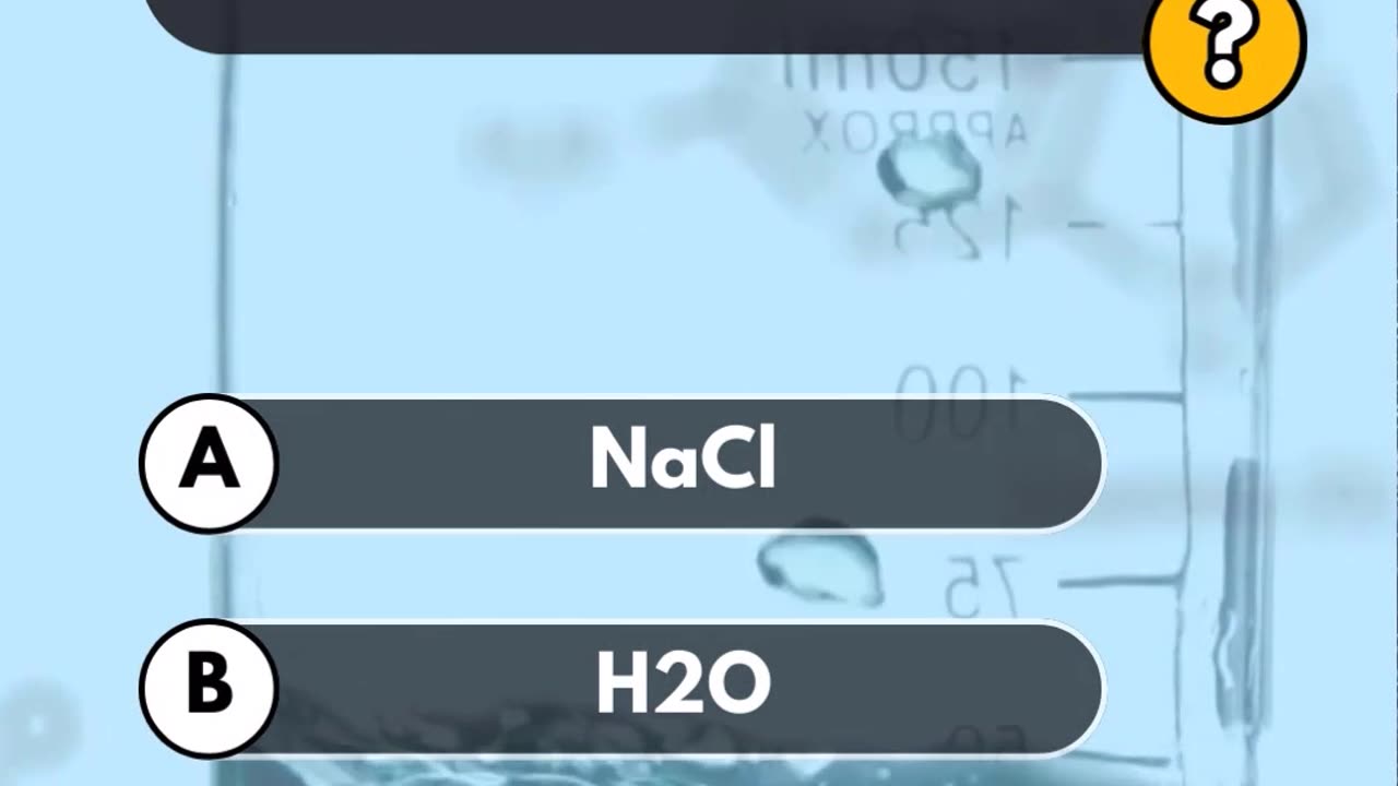 What is the chemical formula for table salt? General Knowledge Video 9