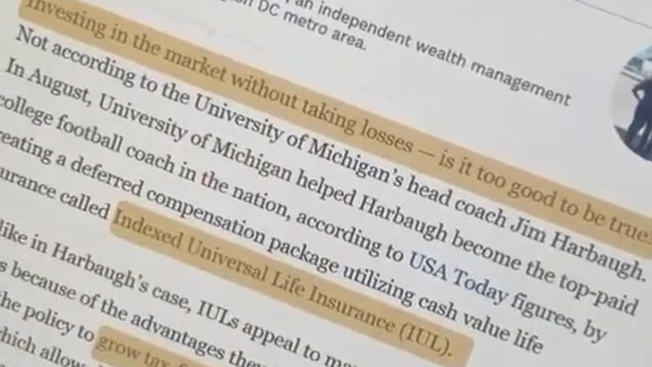 Utilize Compound Interest Like Michigan Coach Jim Harbaugh