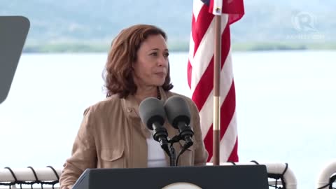 US VP Kamala Harris meets with Philippine