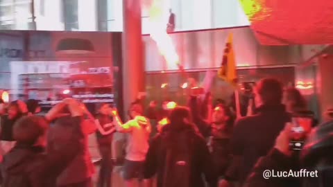 Protesters invade the Paris Stock Exchange at La Défense