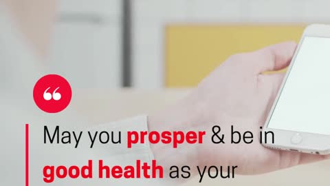may prosper in all things and be in good health