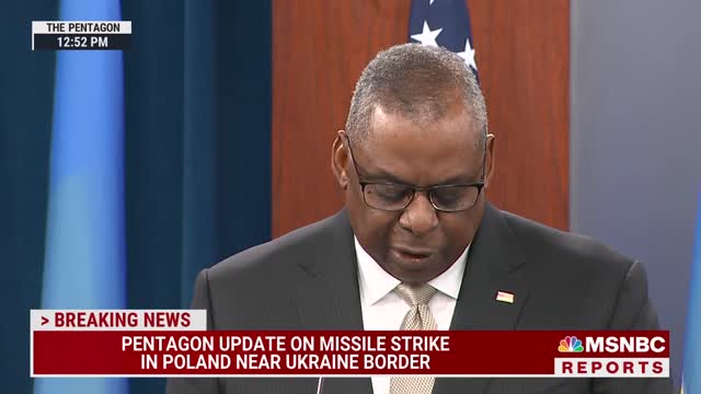 Secy. Austin: Poland Missile Incident 'Most Likely' Caused By Ukrainian Air Defense