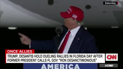 Trump and DeSantis rivalry spills into public view