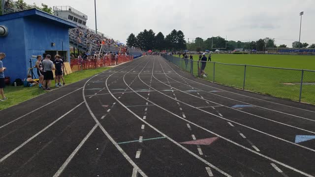 5.22.22 - Girls 100m Dash at Oldham County Middle School Invitational