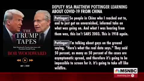 Trump Tells Woodward In 2020 He 'Wanted To Always Play It Down' On Covid
