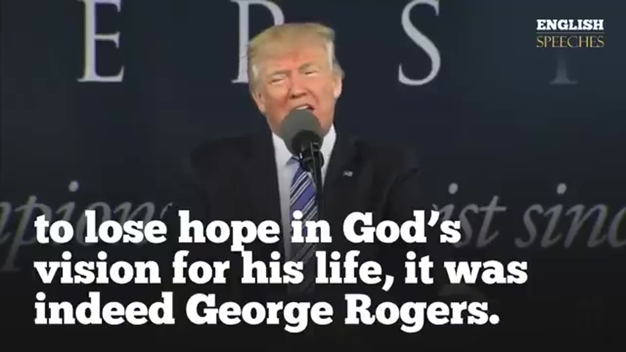 English Speech , Donald trump