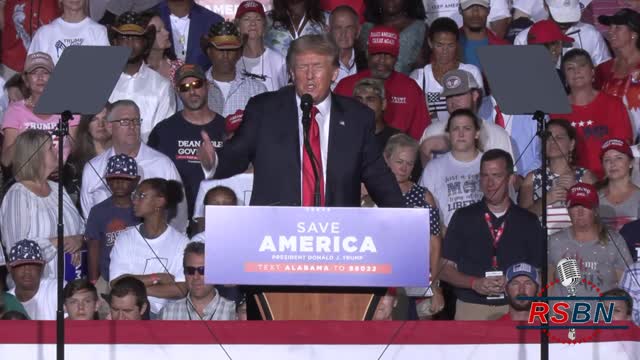 President Donald Trump Rally Full Speech in Cullman, AL 8/21/21