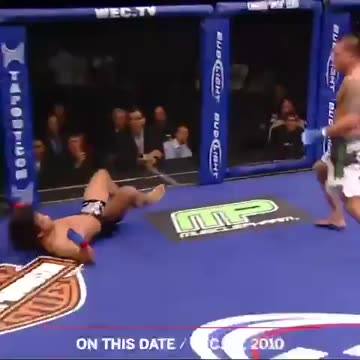 ANTHONY “Showtime” PETTIS RARE CAGE KICK KNOCKOUT