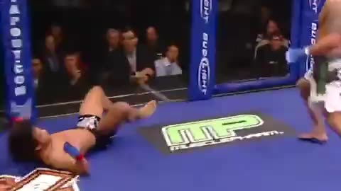 ANTHONY “Showtime” PETTIS RARE CAGE KICK KNOCKOUT