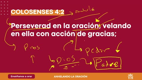 🛐 Anhelando la oración | Colosenses 4:2