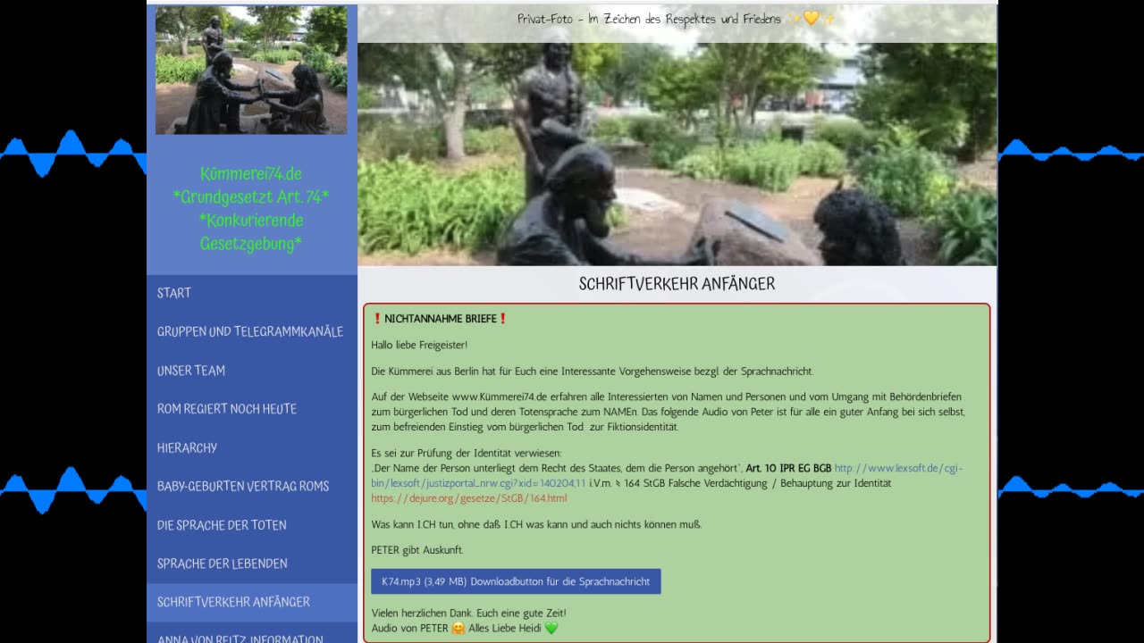 Kümmerei74.de und die Empfehlung von Peter zum Umgang mit Behördenpost