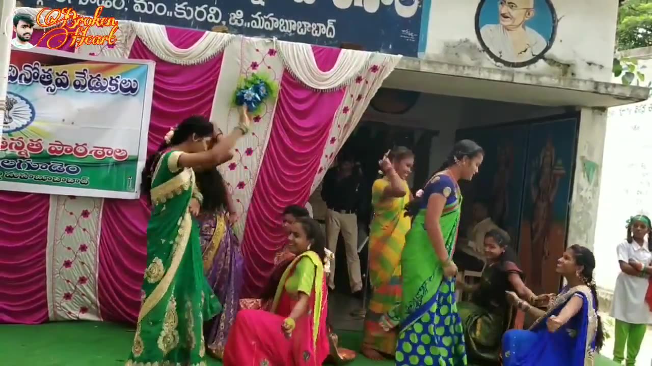 Banjara girls dance at school