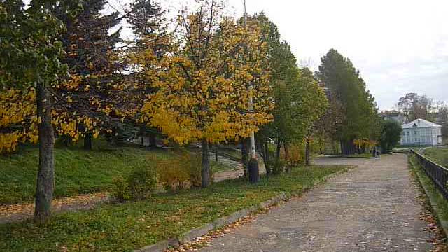 Autumn, Volga in Russia