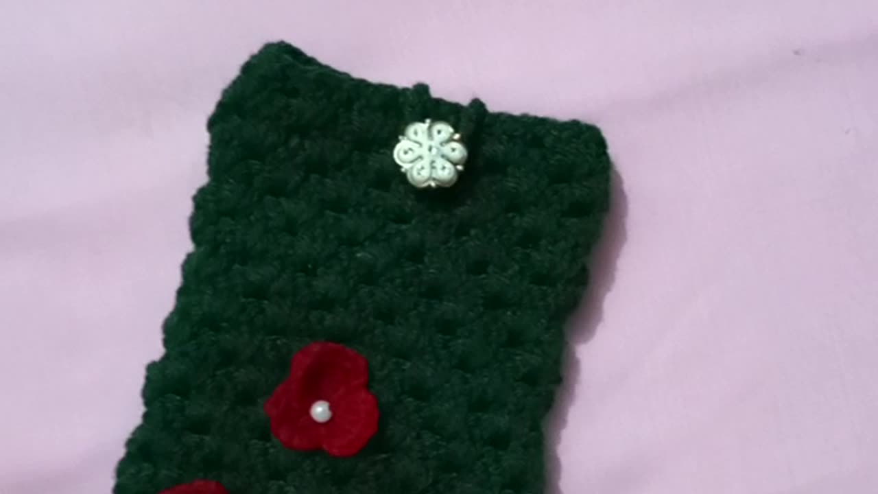 DIY Knitting Mobile Phone Cover