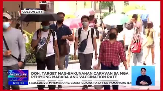 Mga nakatira sa lansangan, binakunahanakontra COVID-19