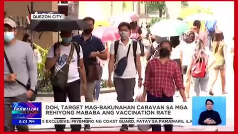 Mga nakatira sa lansangan, binakunahanakontra COVID-19