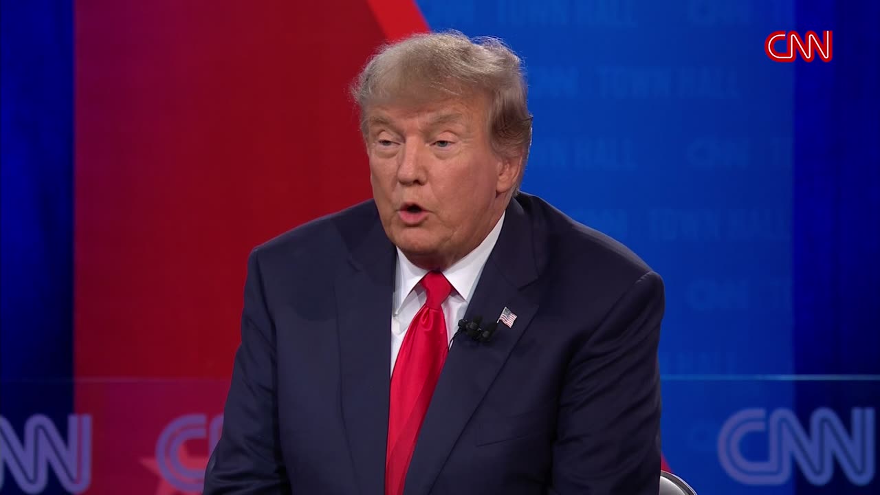 CNN Town Hall: Trump says most people understand that the 2020 election was rigged