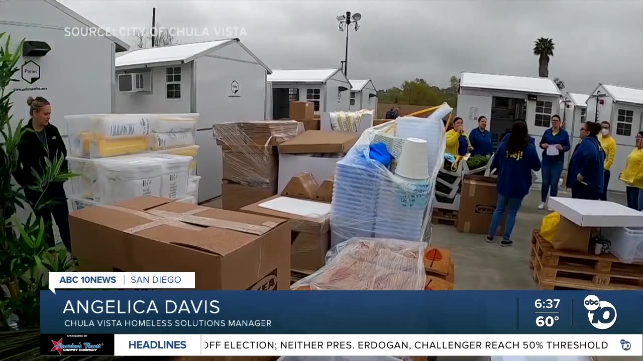 Chula Vista homeless shelter includes dozens of tiny homes